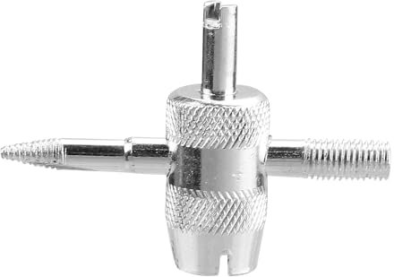 Rumyve 4 Way Valve Repair Core,NA Valve Core Remover Tool,4 in 1 Tubeless Tyre Valve Repair Tool for Car,Motorcycle,Bicycle
