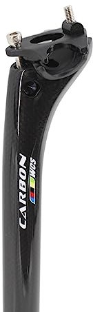 DONGLING SattelstüTze Mountain Road Bike 3K Vollcarbon Sattelstütze Carbon Fahrrad Sattelstütze MTB 25,4/27,2/30,8/31,6mm 25mm Offset SattelstüTze Gefedert(30.8x350mm)