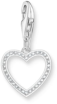 THOMAS SABO Charm Club Original Charm Anhänger – 925 Silber mit Karabinerverschluss verschiedene Motive