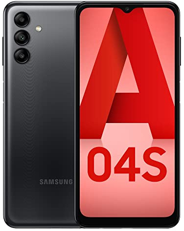 SAMSUNG Galaxy A04S, Téléphone Mobile 4G 6,5, 32GB, Carte SIM Non Incluse, Android, Version FR, Noir (Reconditionné)