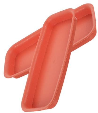 Abaodam Sottovaso Rettangolare Antigoccia per Vasi di Fiori, Set 2 Pezzi in Plastica Resistente, Contenitore per Acqua da Fioriera, Adatto per Piante da Appartamento e Vasi in Ceramica e Terracotta