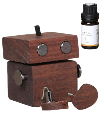 Parfum d'Ambiance pour Voiture | Figurine En Bois Avec Pieds Mobiles Pour Purificateur D'Air Voiture | Ornement Automobile Parfumé Décor Intérieur Figurine pour Aromathérapie - Décoration