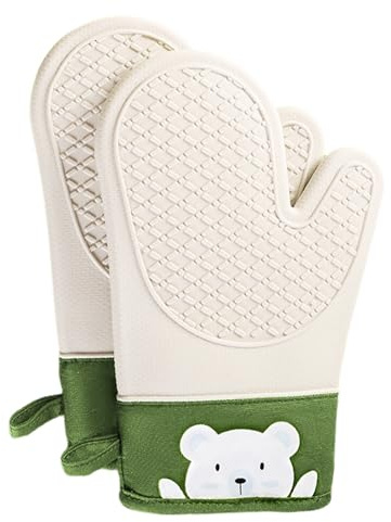 Ultra Heat Resistant Oven Gloves & Mitts, SiumPklay silicone oven gloves, Long Protective oven mitts for Women & Men, Perfect for Baking, Cooking, Grilling BBQ, Handling Hot Pots & Pans