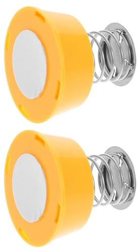 KESYOO Lot de 2 Figurines à Tête Oscillante avec Socle à Ressort Jaune Accessoires Décoratifs DIY pour Tableau de Bord de Voiture et Guidon de Vélo Jouets Mécaniques Amusants et