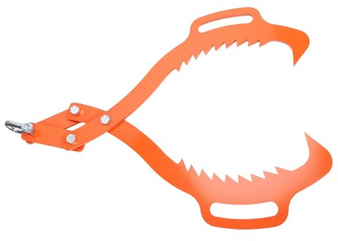 TOPINCN Pinzas de Elevación de Troncos de 30 Pulgadas, Gancho de Garra para Madera de 4 Garras de Alta Resistencia con Garras Dentadas de Acero Al Carbono para Pastos Forestales,