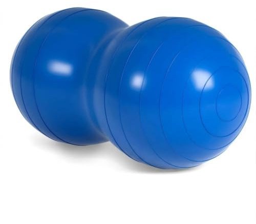 FFitness Peanut Ball 80 x 40 cm – Ballon en Forme d'arachide pour Pilates, Yoga, physiothérapie et rééducation, PVC antidérapant et Anti-éclatement