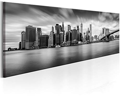 murando - Leinwandbild Amerika Stadt City, 135x45 cm, 1-teilig, Wohnzimmer | Hochwertige Leinwand, sofort aufhängbar, ideal fürs Wohn- oder Schlafzimmer, wasserfest und lichtecht, langlebig, stilvoll