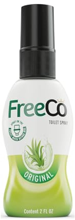 Freeco Before-you-go Toilet Spray | Stops odour Before it Begins with Essential Oils | Ideal for Home, Office, Public Spaces & Travel |Original Citrus Scent (Pack 1x60ml, Citrus)