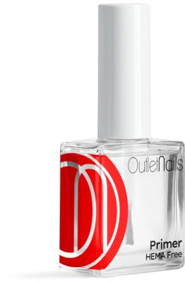 Outlet Nails Primer HEMA Free 15ml para Uñas | Sin Ácidos, Para Uñas de Gel, Esmalte Permanente, Uñas Acrílicas