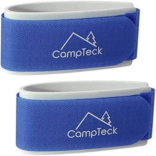 CampTeck Ski Band, Skiclip - 1 Paar (2 Riemen) - Tragegurte für den leichten Transport, Reise und Aufbewahrung von Skiern