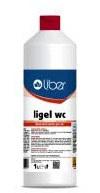 Liber srl Ligel WC Detartarizzante per WC Dissolve con facilità depositi di Sporco e incrostazioni da 1L