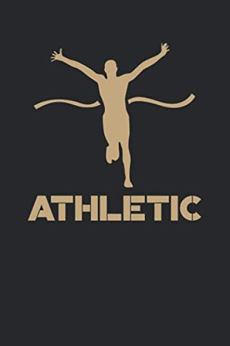 Leichtathletik Trainingsbuch: Tagebuch für alle Leichtathleten und Sportler ♦ Trainingsjournal für über 100 Einträge ♦ 6x9 Format ♦ Motiv: Athletic 4