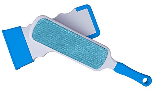 Fusselbürste Kleidung Sticky Hero Pro | Alternative zur Fusselrolle | Fell- und Fussel Entferner Roller | Tierhaarentferner selbstreinigend