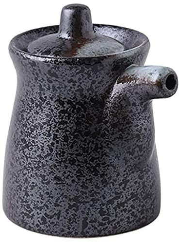 QPZK Bouteille de Distributeur de céramique, huilier à vinaigre d'huile, Huile d'olive/Sauce de soja/Cruet à vinaigre, Distributeur de Condiments liquides pour la Cuisine, 160 ML
