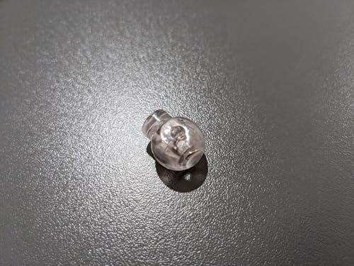 Roman Blind Clip On Clear Orb Safety Spring Toggles Cord Stopper Levelling Lock (Pack of 5)