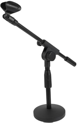 Toyvian Verstellbarer Tischmikrofonständer Mit Gewichtsplatte Hochwertiger Stabiler Mikrofonhalter Für Konferenzen Podcasts Und Live-streaming