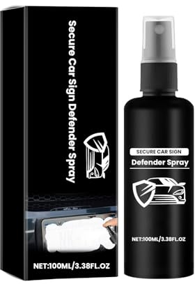 Secure Car Sign Spray 2025 - Vernice trasparente per auto, riflettente, trasparente, 100 ml, Tmw412 (trasparente, 100 ml)