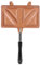 Macchina per panini caldi, tostapane per hot dog, teglia per panini, padella a doppia faccia per pancake per colazione, casa all'aperto (Gold)