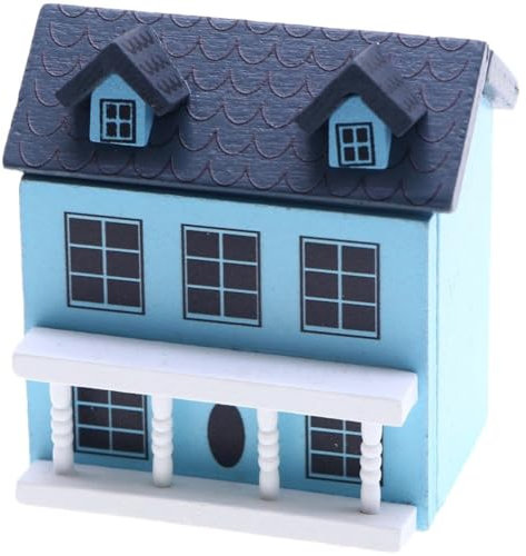 Glixoft Miniatur-puppenhaus, 3D-holzhaus, Kleines, Modell, Simulation, Landschaft, Zubehör Für Jugendliche, Erwachsene, Gefälligkeiten