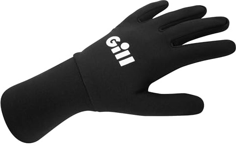 Gill Junior/Kids Booster Liner Glove - Thermal, Hydrophobic & Quick Drying (Black, JUN)