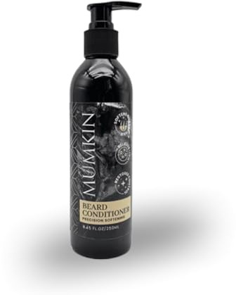 MUMKIN Beard Conditioner & Wash for Men – Hydrating Beard Softener & Anti-Itch Formula – Reduces Frizz, Split Ends & Dryness for a Smooth, Healthy Beard (250ml)
