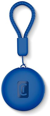 Cellularline Tracy TAG Bleu pour Android, Mini Tracker Intelligent avec l’App Localiser Mon Appareil de Google, Compatible Accessoires AirTag, Pile Remplaçable