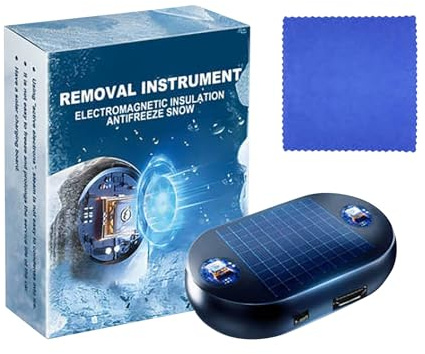 Electromagnetic Car Deicer, Solar Electromagnetic Car Defroster, Microwave Cars Deicer Antifreeze, Antifreeze Snow Removal, Cars Heater, Windshield Snow Removal Instrument for Indoor & Outdoor (1PC)
