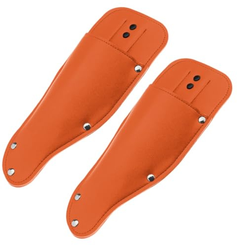 Alasum 2 piezas Funda de Cuero para Tijeras de Podar de Cubierta Protectora Ligera para Podadoras de Jardín Diseño Retro Resistente y Seguro para Almacenamiento Seguro de Herramientas