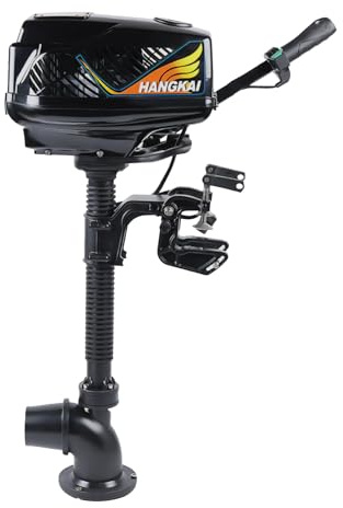BTGSHYNM 48V Jet Elektro Außenborder, 1000 W Bootsmotor, Kurzer Welle | 1 PS Bürstenloser Motor, 3700 U/min, 42cm Heckhöhe, Stufenlose Drehzahlregelung. Drehbarer Joystick, 551,16 lbs Schubkraft