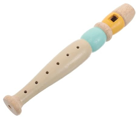 Blockflöjt Sopran Träblockflöjt Sexhålsflöjt Vertikal Musikinstrument Tidig Inlärning Träblås