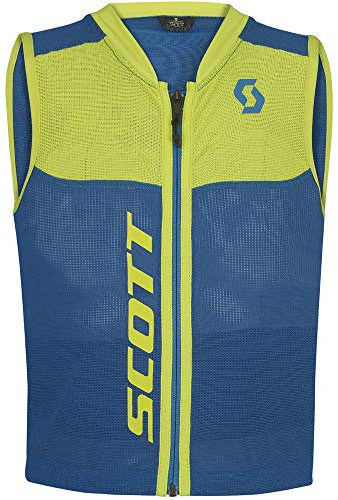 Scott Barn Actifit Plus skyddsväst, Mykonos blå/sulfur gul, S