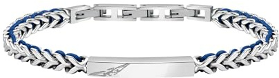 Sector No Limits Bracciale PULSEIRA, Bandy, Nylon AZ Chiaro, 22 cm SZV73 Marca, Única, Metalli non preziosi, Nessuna pietra preziosa