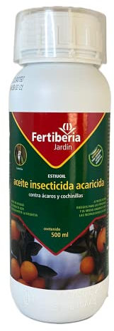 Aceite Insecticida Acaricida contra Ácaros y Cochinillas FERTIBERIA, 500 ml