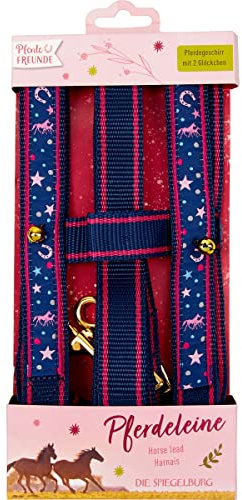 Die Spiegelburg Coppenrath Verlag KG - Pferdeleine - Pferdefreunde - 13813, Geschirr für Kinder zum Spielen, Spiele für draußen, Kinderleine mit Geschirr, Hobby Horse Zubehör