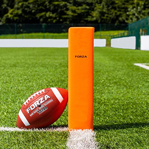 FORZA American Football End Zone Pylone - Ankerlose Torlinie Markierung | Wetterfest & einfach zu reinigen | American Football Ausrüstung