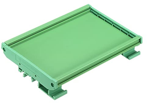 sourcing map PCB DIN Schienenmontage Träger Leiterplattenmontage Halter 90x140mm Grün