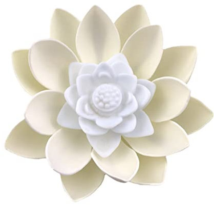 Uonlytech LED Lotus Nachtlicht Künstliche Lotusblume Kerzen 4 Stück Schwimmende Blumenlichter für Pool Badewanne Hochzeit Party Dekoration Lebendige Farben Sicher für Kinder und Haustiere