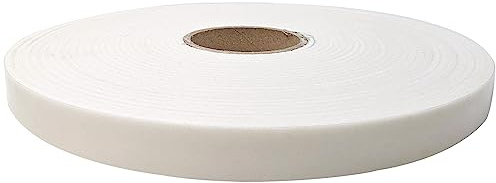 NADOtec Nastro sigillante in ceramica, ignifugo, per stufa, camino, in fibra di ceramica, autoadesivo, su un lato, non infiammabile, resistente al calore, bianco, 15 mm x 3 mm, lunghezza 10 metri