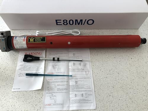 Generic Tubular Motor for Garage Door Roller Shutter 80nm 70mm Octagonal adapters- Manual Override