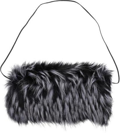 Gogogmee Handmuffs für den Winter superwarm Kunstpelz Handmuff Gürtel gemütlicher Armwärmer Muff für kaltes Wetter