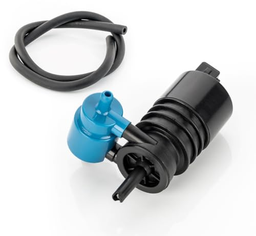 LST Waschwasserpumpe Dualpumpe Scheibenwaschanlage Spritzwasser Schlauch Kompatibel mit VW Polo Golf Passat