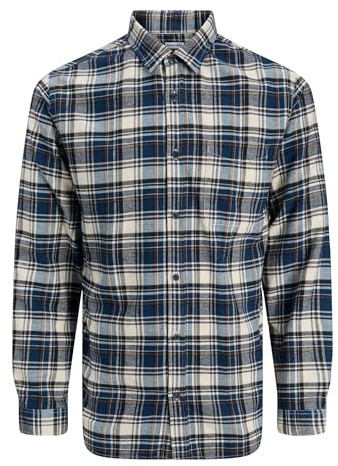 JACK & JONES Jjjames Flannel Shirt Ls Jjjames T-Shirt en Flanelle Taille L Homme (Lot de 1)