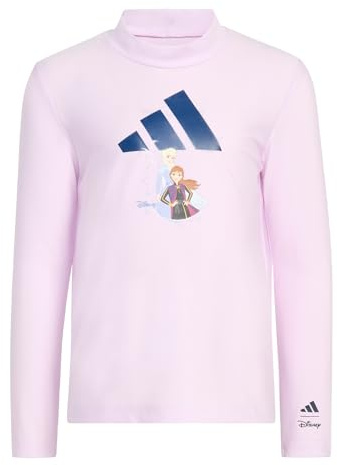 adidas Bambine e Ragazze Disney Frozen Rashguard, Ice Lavender, 3-4 Years