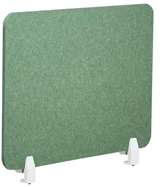 Schreibtisch Trennwand Akustik Polster grün 80 x 50 cm Schallschutz Split