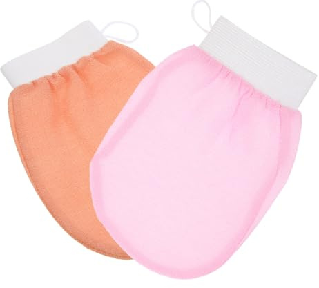ARTSEWPLY 2pcs Bathing Gloves Exfoliating Mitt Shower Mitts for Skin Scrubbing Massage Use in Bathroom Shower