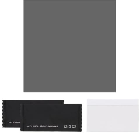 sourcing map Film polarisé, 15,2 x 15,2 cm, feuilles polarisées adhésives universelles, filtre polarisant linéaire avec kit de nettoyage, grattoir pour réparation d'écran LCD, physique, éducation