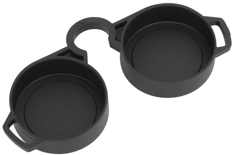 Ausla Housse de Protection Contre la Pluie pour Jumelles, Bouclier d'oculaire de Protection en Caoutchouc pour Lentilles Oculaires de 42 à 45 Mm, Idéal pour Les Amateurs de Plein Air et Les