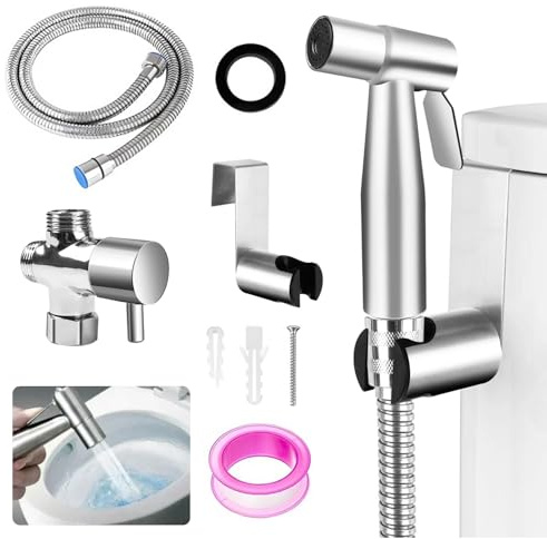 Portable Bidet Sprayer Kit, Bidet Hand Shower for Bidet Toilet Shower