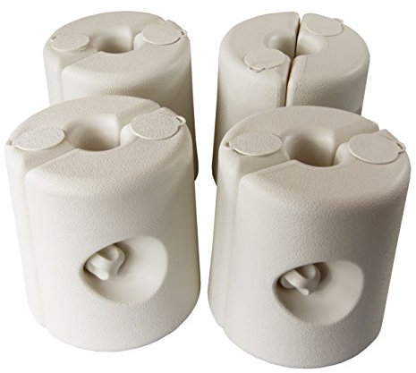 Pavillon Standfuß Victoria 4-er Set Gewicht Standfuss Standfüße Standsicherung Fuß Fuss Gewichte Halterung Festzelt Bierzelt