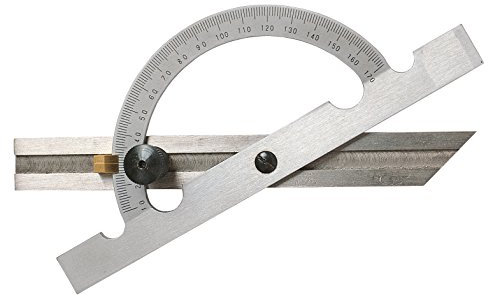 CNC QUALITÄT Gradmesser Abmessung 150 x 300 - Winkelmesser aus Stahl